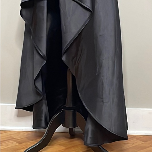 Lulus Black High-Low Tiered Halter Dress Size Small - Picture 11 of 16